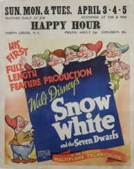 Disney - "Snow White" Kinoplakat, Plakat für Auffü…
