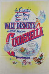Disney - Original US-Filmplakat "Cinderella", Farb…