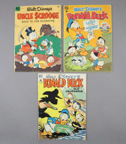 Disney - Drei Walt Disney Comic-Hefte, Dell Comic,… - фото 1 Disney - Drei Walt Disney Comic-Hefte, Dell Comic,… - фото 1