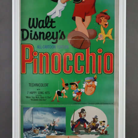 Disney - Original Filmplakat "Pinocchio - The Wond… - photo 2 Disney - Original Filmplakat "Pinocchio - The Wond… - photo 2