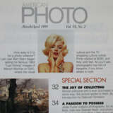 American Photo Magazine mit Autogramm von Bert Ste… - фото 2