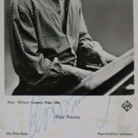 Autogramm Elvis Presley - handschriftlich signiert… - фото 2