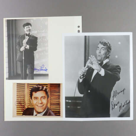 Konvolut Autogramme Dean Martin / Jerry Lewis - 3-… - Foto 1 Konvolut Autogramme Dean Martin / Jerry Lewis - 3-… - Foto 1
