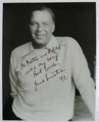 Autogramm Frank Sinatra - s/w Fotografie mit Portr…