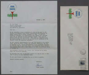 Frank Sinatra - Einladung an den Schauspieler Ray …