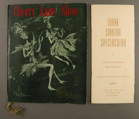 Frank Sinatra - Zwei Original-Programmhefte, 1x "C… - фото 1 Frank Sinatra - Zwei Original-Programmhefte, 1x "C… - фото 1