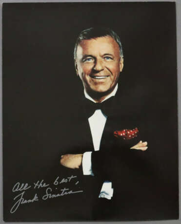 Autogramm-Aufdruck Frank Sinatra - Farbfotografie … - фото 1 Autogramm-Aufdruck Frank Sinatra - Farbfotografie … - фото 1