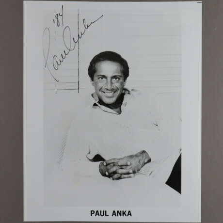 Autogramm Paul Anka - s/w Publicityfoto Foto von P… - photo 1 Autogramm Paul Anka - s/w Publicityfoto Foto von P… - photo 1