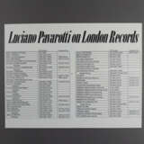 Autogramm Luciano Pavarotti - London-Records-Promo… - photo 2