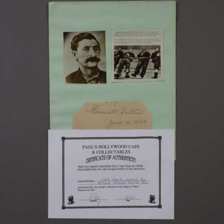 Emmet Dalton - Signatur von Emmet Dalton (1871-193… - photo 2