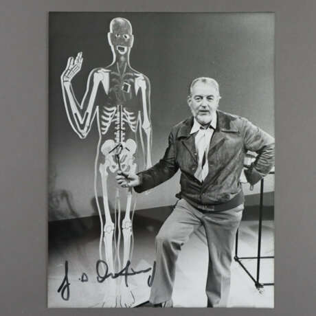 Autogramm Hoimar von Ditfurth - s/w Pressefoto von… - фото 1