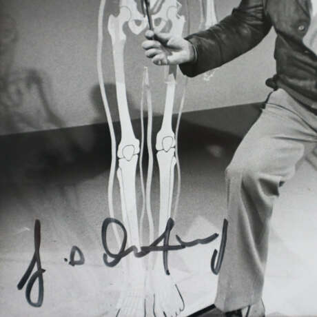 Autogramm Hoimar von Ditfurth - s/w Pressefoto von… - фото 2