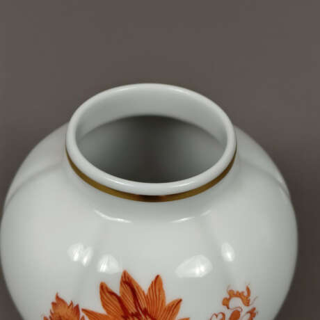 Kleine Deckelvase - Meissen, Porzellan, Dekor "Rot… - фото 2