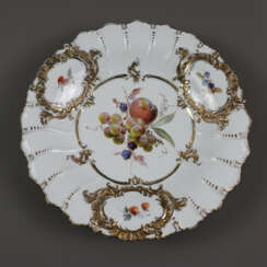 Prunkteller - Meissen, 19.Jh., Porzellan, glasiert…