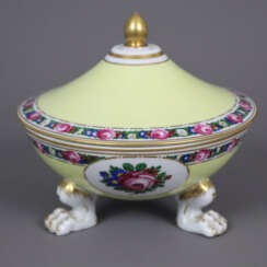 Deckeldose - Nymphenburg, Porzellan, glasiert, zit…