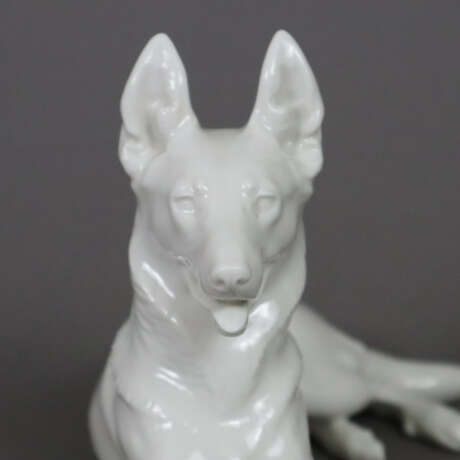 Liegender Schäferhund - Nymphenburg, Entwurf: Theo… - фото 2