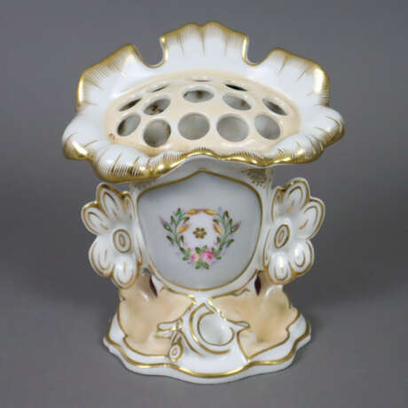 Biedermeier-Steckvase - 19. Jh., Porzellan, glasie… - фото 1