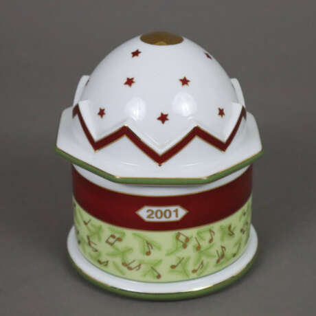 Deckeldose mit Spieluhr Weihnachten '2001"- Rosent… - фото 1