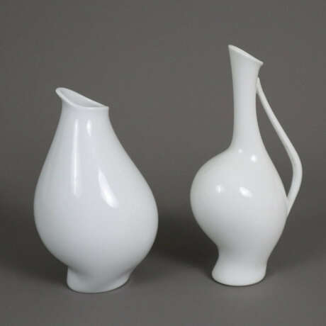 Zwei kleine Ziervasen "Schwangere Luise" und "Sieb… - photo 1 Zwei kleine Ziervasen "Schwangere Luise" und "Sieb… - photo 1