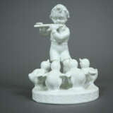Vier Porzellanfiguren - 20. Jh., Weißporzellan, gl… - photo 2