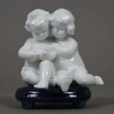 Kinderpaar auf Schemel - Schwarza-Saalbahn, Thürin… - Foto 1