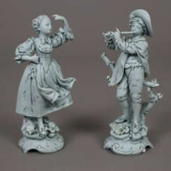 Musizierendes Gärtnerpaar - Rudolstadt-Volkstedt, …