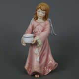 "Engel mit Kerzenhalter" - Kaiserporzellan, polych… - Foto 1