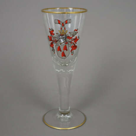 Großer Spitzkelch mit Wappenmalerei - um 1900/früh… - photo 1