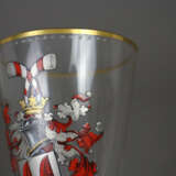 Großer Spitzkelch mit Wappenmalerei - um 1900/früh… - photo 2