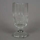 Sechs antike Gläser - 19. Jh., dickwandiges farblo… - Foto 2