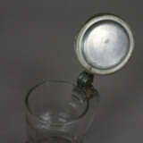 Kleiner Bierhumpen mit Zinnmontur - um 1800, dickw… - Foto 2