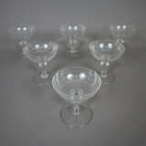 Satz von sechs Sektschalen - Frankreich um 1930, s… - Foto 1