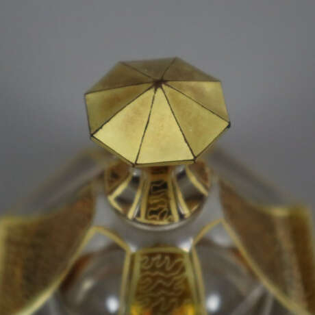 Deckeldose - Böhmen, Bleikristall, 8-fach facettie… - Foto 2