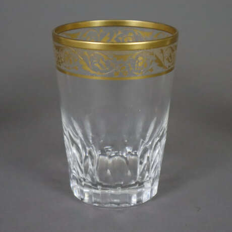 Fünf prunkvolle Goldrandgläser - Josephinenhütte 2… - Foto 2
