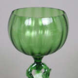 Satz von fünf filigranen Römergläsern - grünes Gla… - фото 1