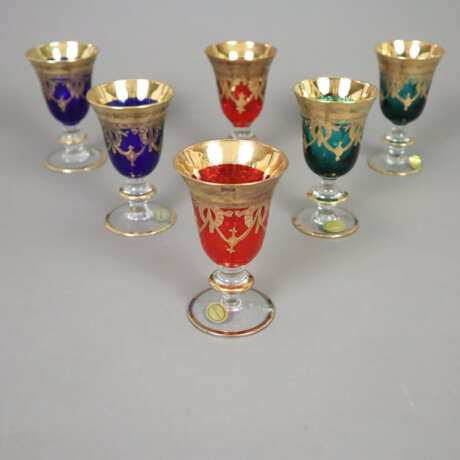 Sechs Likörgläser - Interglass Italien, ARTE ITALI… - Foto 1 Sechs Likörgläser - Interglass Italien, ARTE ITALI… - Foto 1