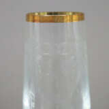 Sechs Sektflöten - 20. Jh., Bohemia Crystal, farbl… - Foto 2