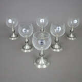 Sechs Weingläser - Zinn Becker, Stuttgart, Kuppa a… - фото 1