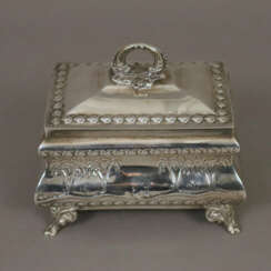 Etrog-Dose - Israel, Sterlingsilber 925/000, innen…