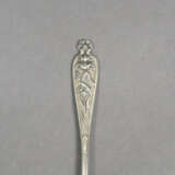 Satz von sechs Mokkalöffeln - 800er Silber, spitzo… - Foto 2