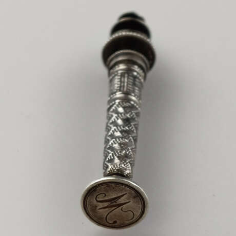 Filigranes Petschaft - Silber, zum linsenförmigen … - Foto 2