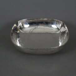 Silberschale - deutsch, unterseitig gepunzt „Halbm…