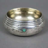 Silberschälchen - 800er Silber, runder Korpus mit … - Foto 1