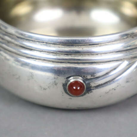 Silberschälchen - 800er Silber, runder Korpus mit … - Foto 2