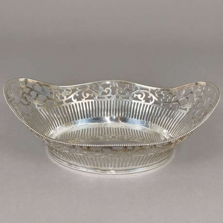 Korbschale - 835er Silber, passig ovale Form, durc… - Foto 1 Korbschale - 835er Silber, passig ovale Form, durc… - Foto 1
