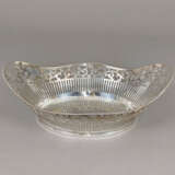 Korbschale - 835er Silber, passig ovale Form, durc… - Foto 1