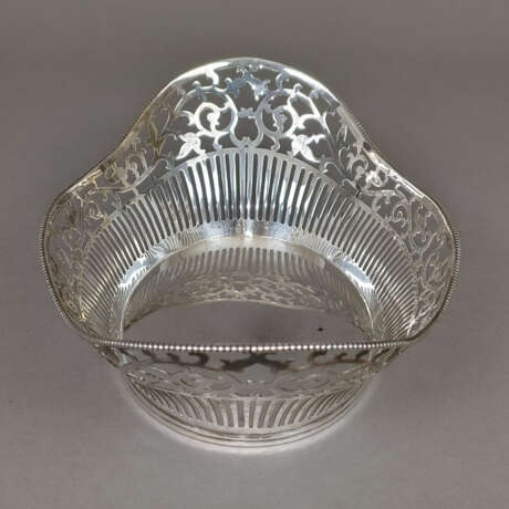 Korbschale - 835er Silber, passig ovale Form, durc… - Foto 2 Korbschale - 835er Silber, passig ovale Form, durc… - Foto 2