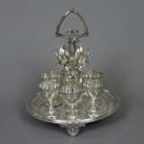 Eierbecherset für 6 Personen - Metall versilbert, … - photo 1