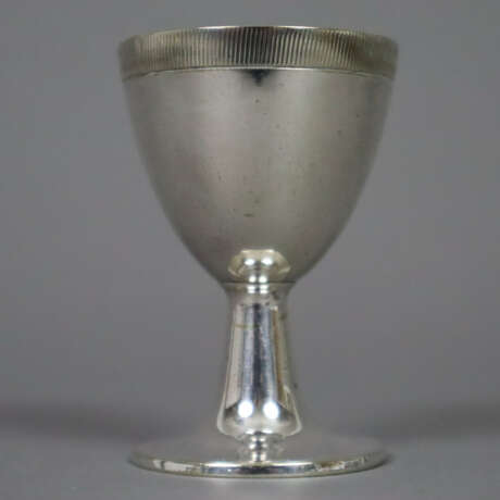 Eierbecherset für 6 Personen - Metall versilbert, … - photo 2 Eierbecherset für 6 Personen - Metall versilbert, … - photo 2