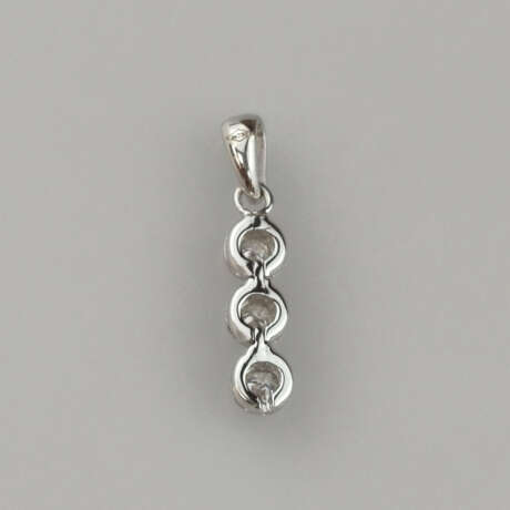 18K-Diamantanhänger - Weißgold 750/000, Anhänger b… - photo 2 18K-Diamantanhänger - Weißgold 750/000, Anhänger b… - photo 2